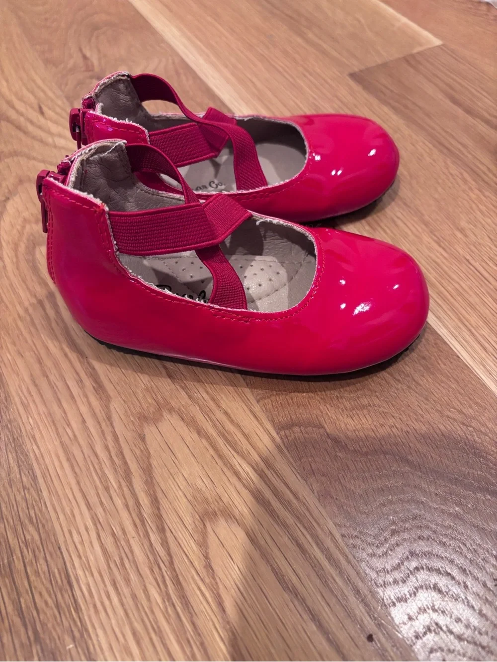 A Bear Co. Red Ballerina shoes. 6T.